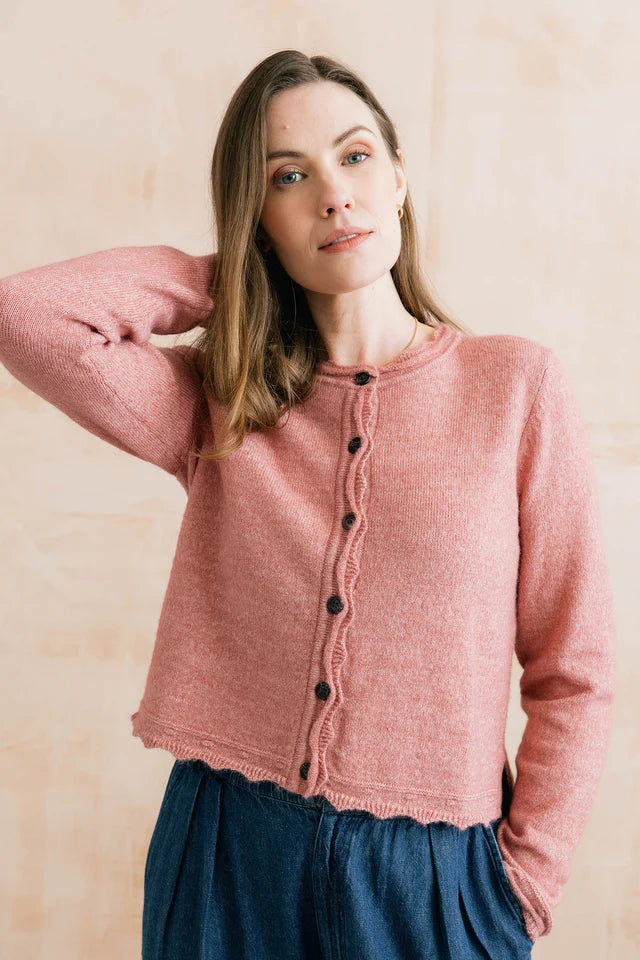 Elodie Cardigan Scallop Knit
