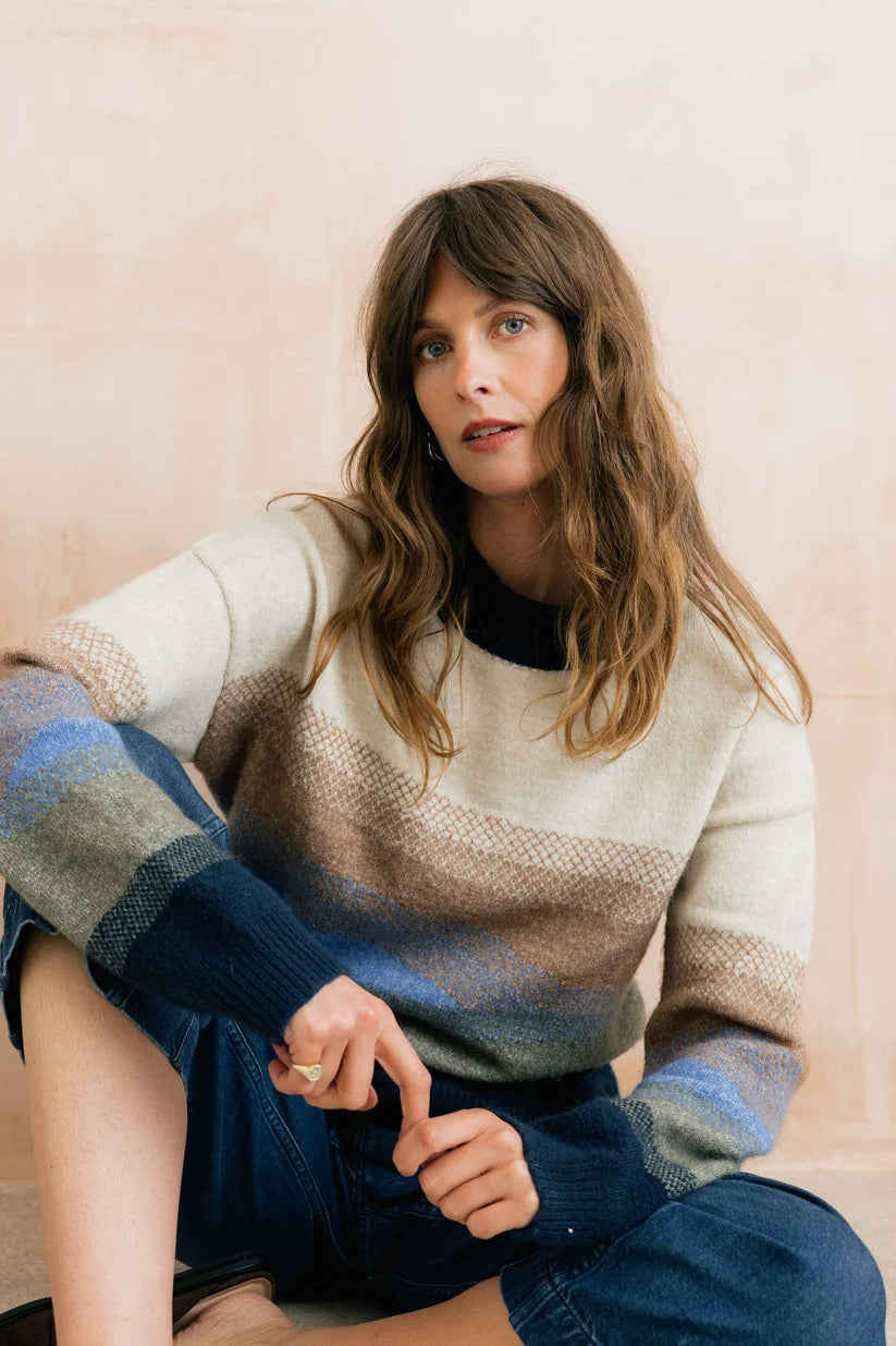 Artist Jumper Colour Block Knit