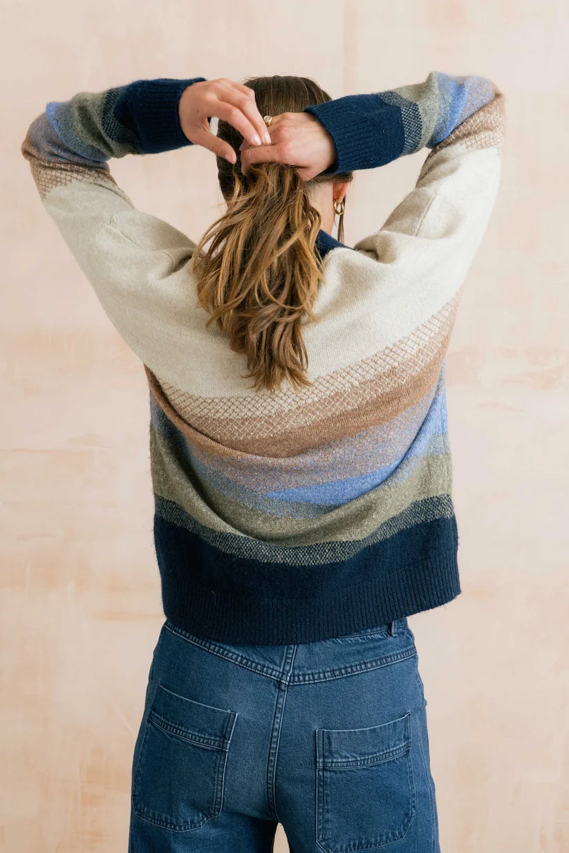 Artist Jumper Colour Block Knit