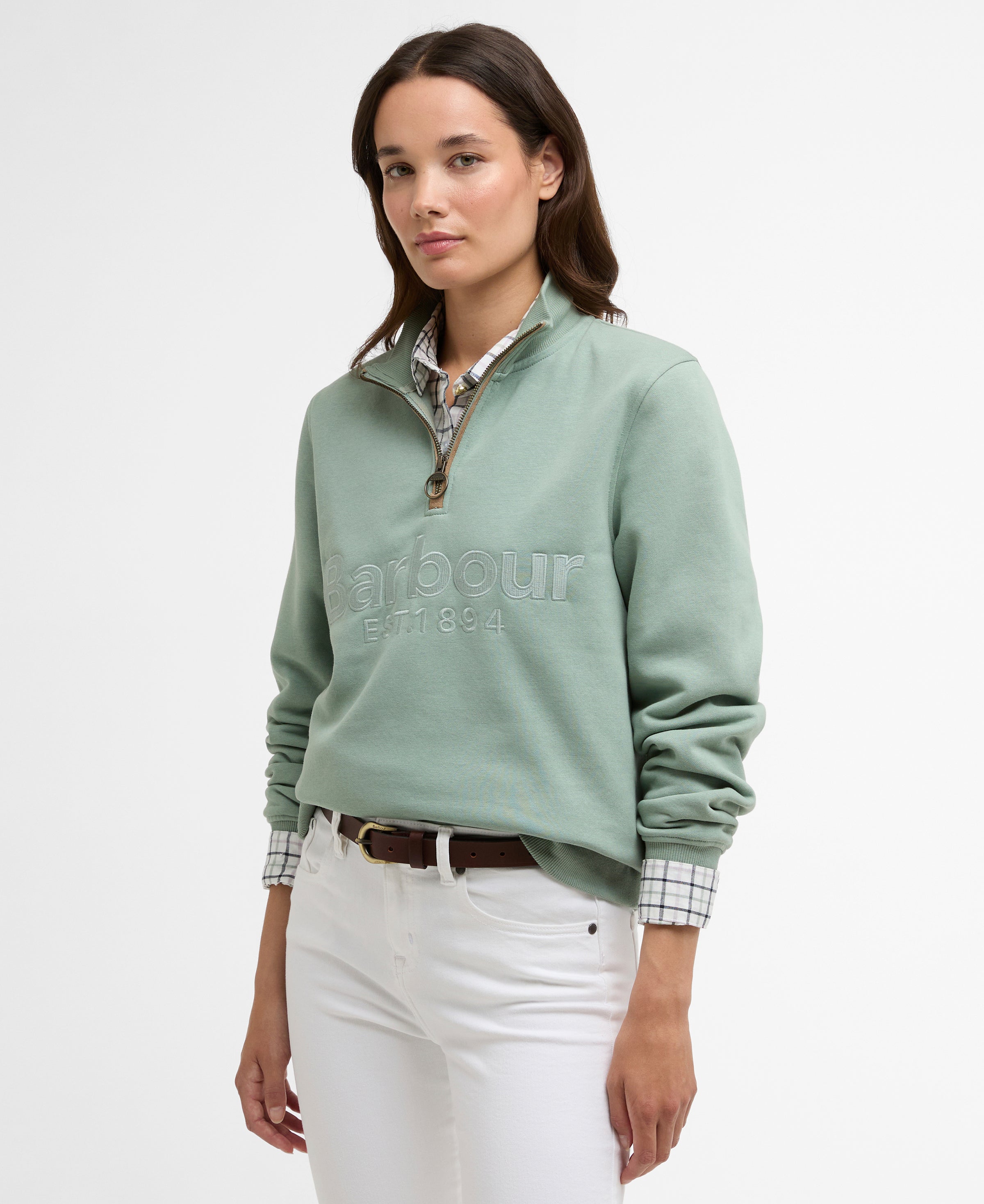 An image of the Barbour Cynthia Half Zip Sweatshirt