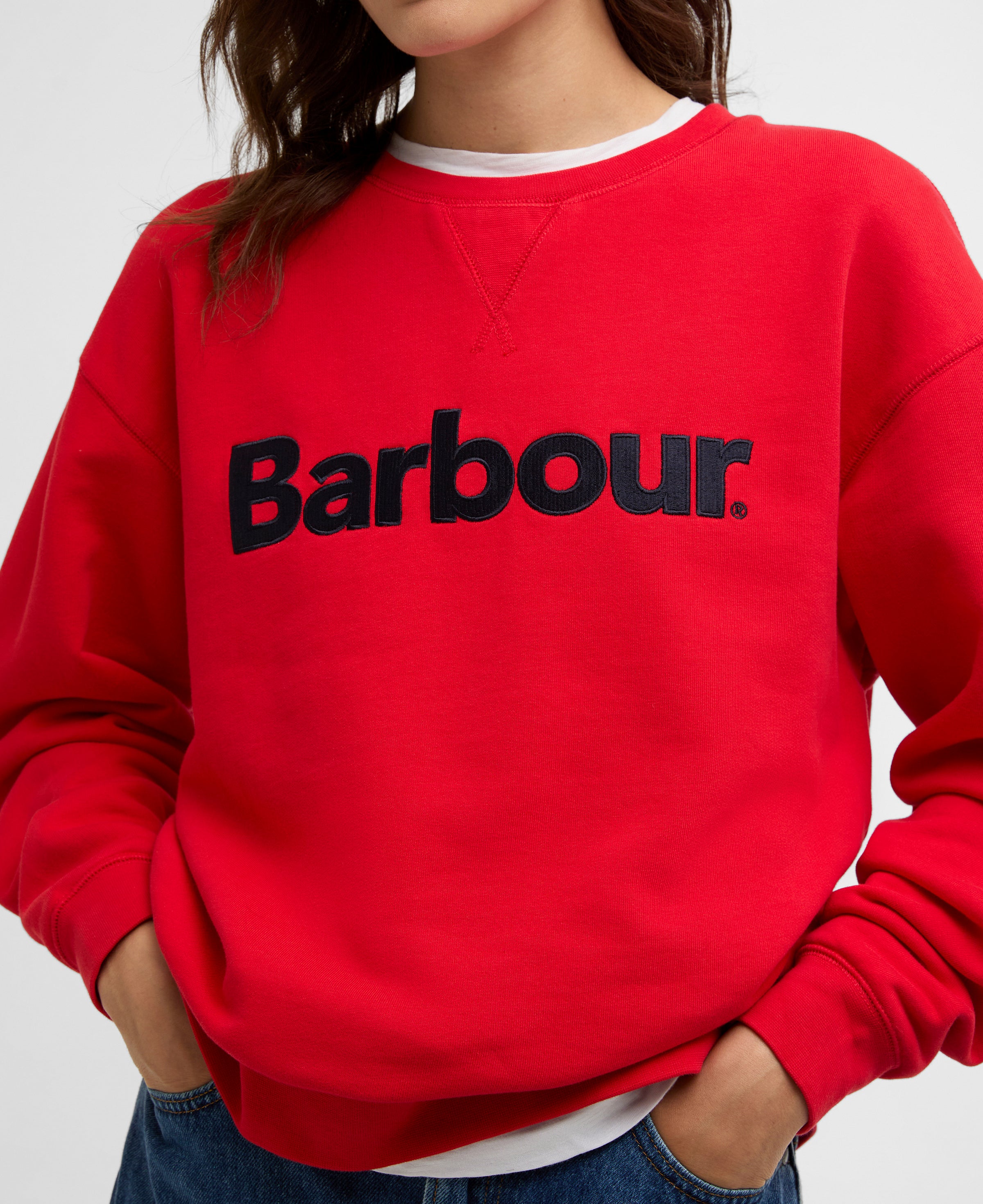 An image of the Barbour Hartland Crew Sweatshirt