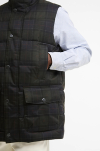 Lonnen Tartan Puffer Gilet
