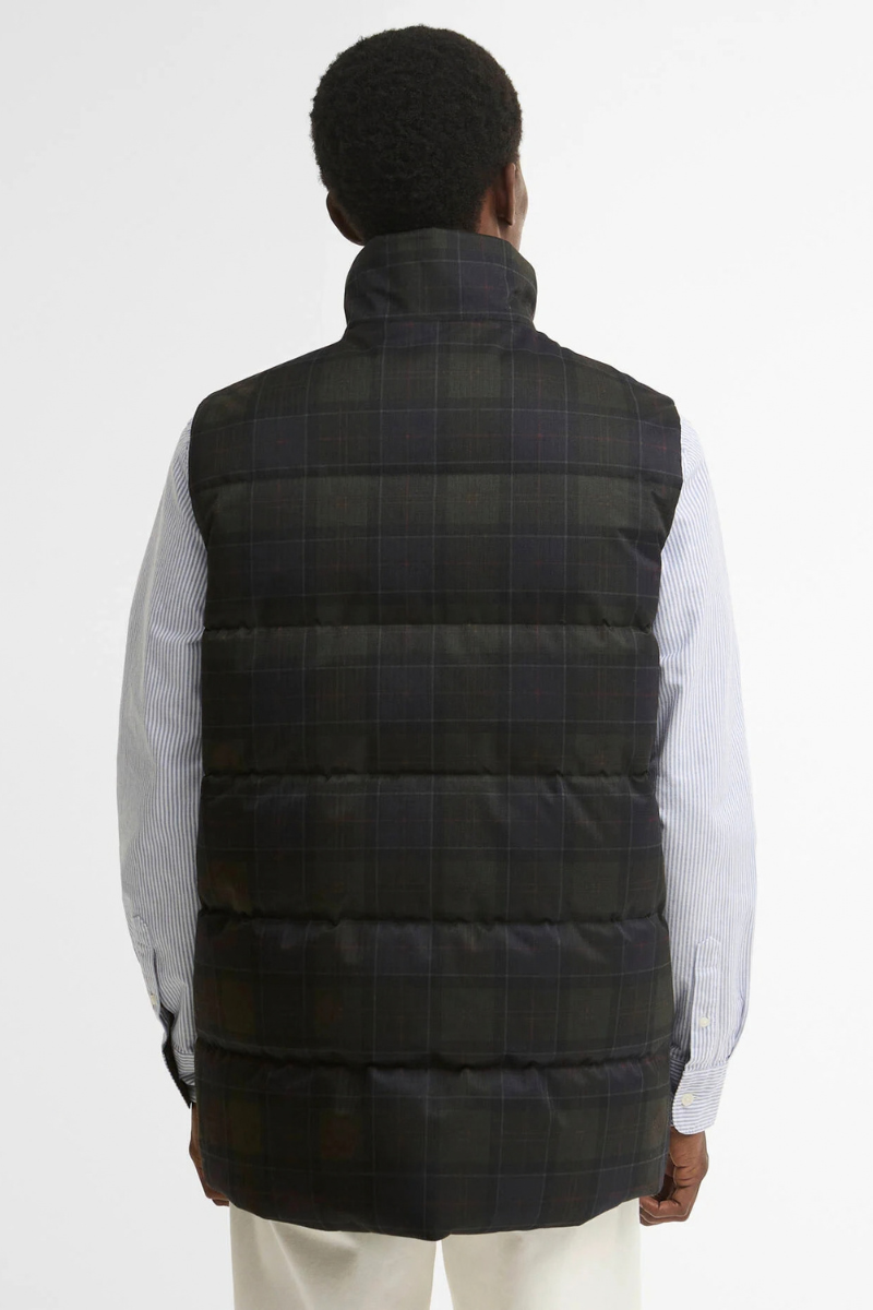 Lonnen Tartan Puffer Gilet
