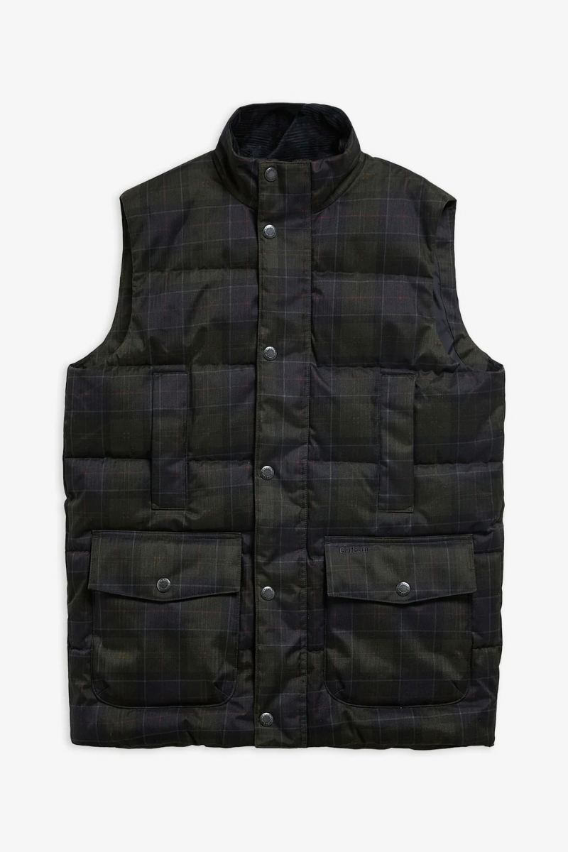 Lonnen Tartan Puffer Gilet