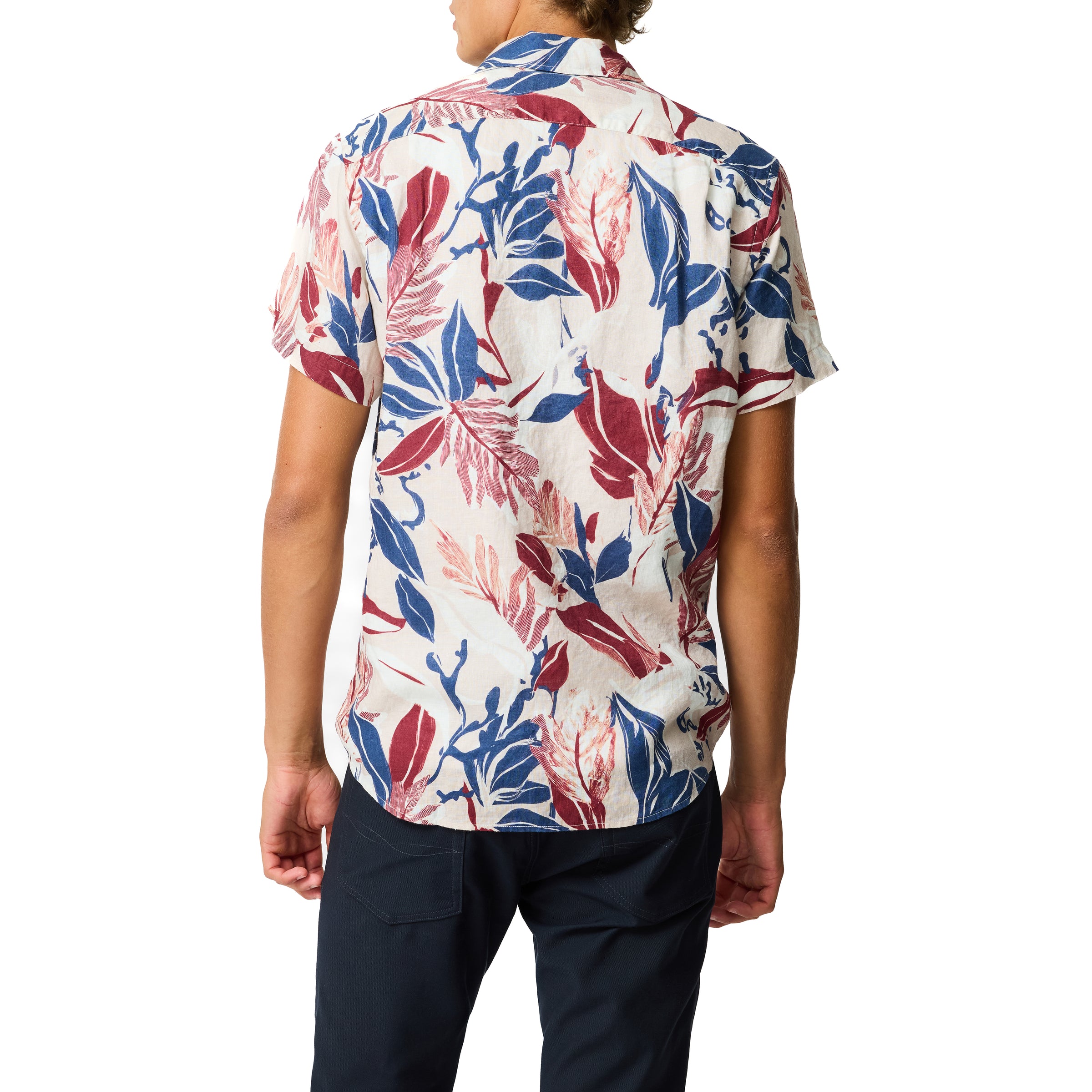 Saltwater Creek SS Print Shirt