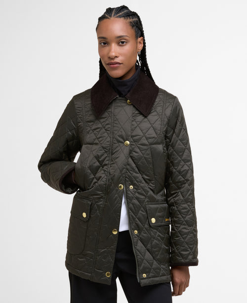 An image of the Barbour Modern Beadnell Quilted Jacket