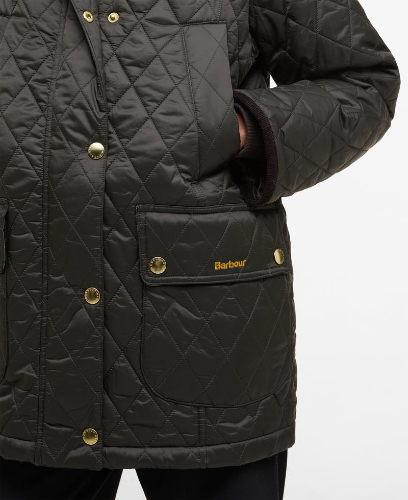 An image of the Barbour Modern Beadnell Quilted Jacket