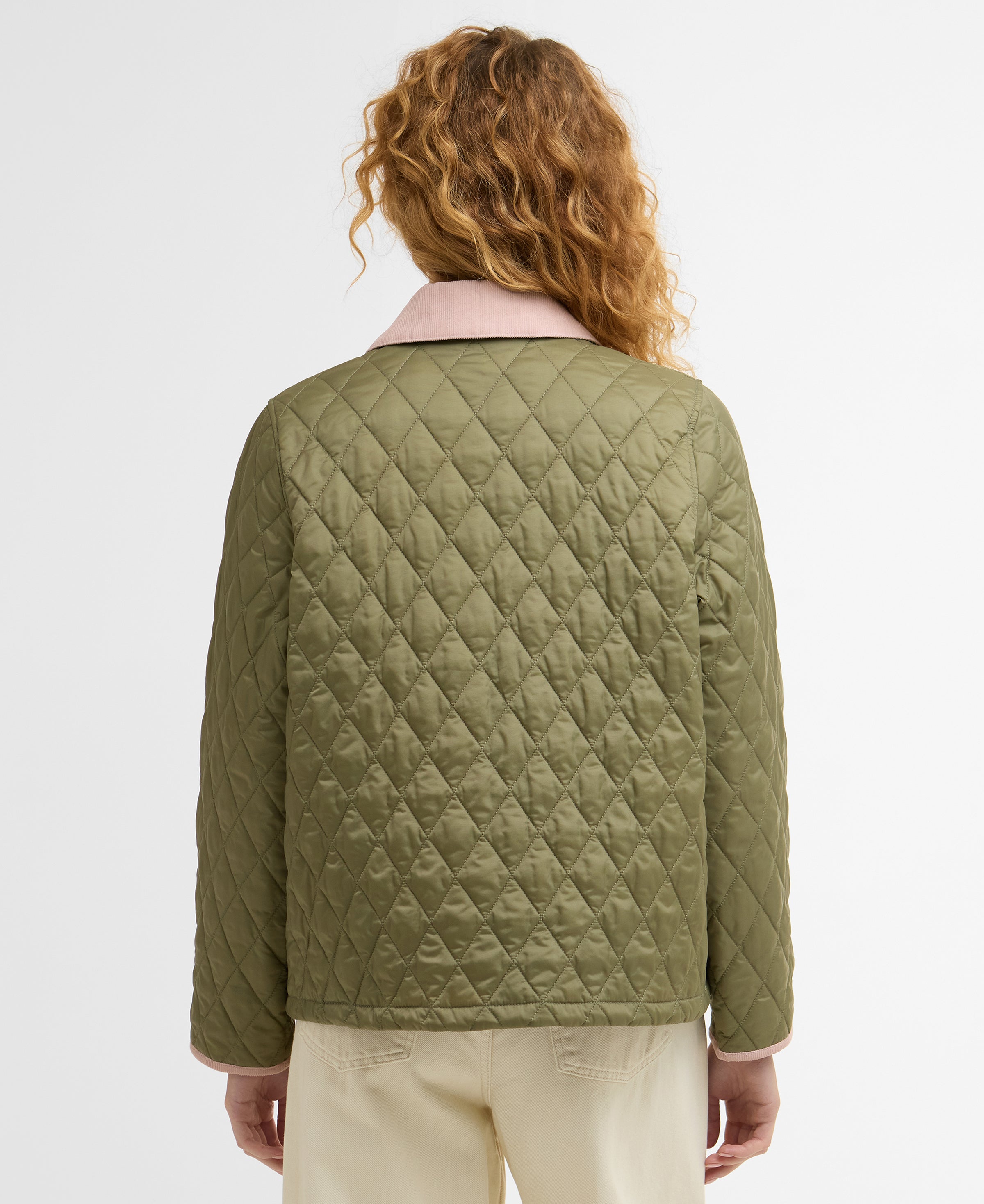 An image of the Barbour Icons Cropped Liddesdale Quilted Jacket