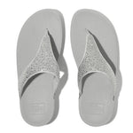 An image of the Fitflop Lulu Crystal-Mix Toe-Post Sandals