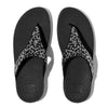 An image of the Fitflop Lulu Crystal-Mix Toe-Post Sandals