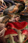 An image of the Powder Wild Woodland Owl Lux Print Scarf