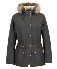 An image of the Barbour Kelsall Wax Parka