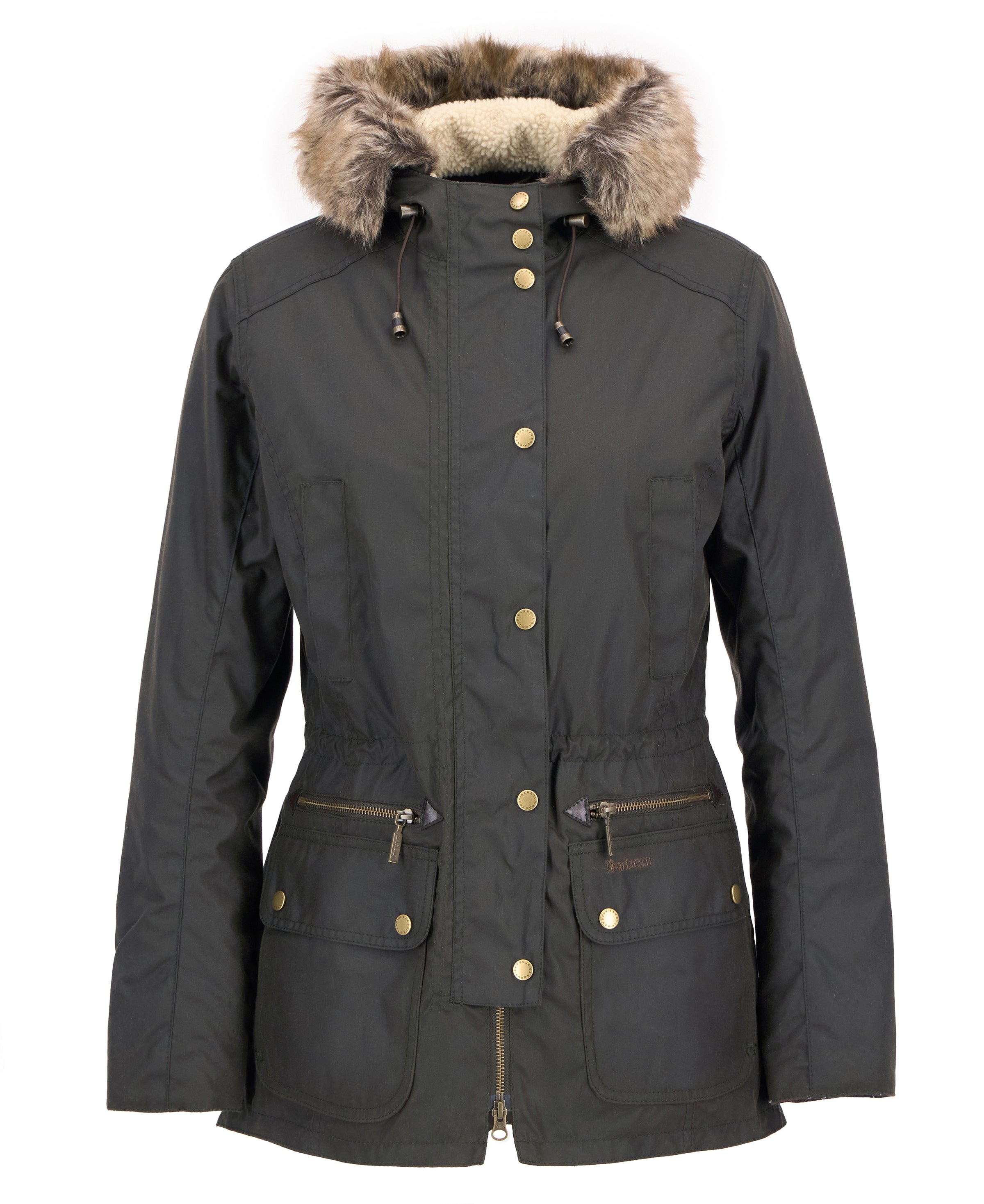 An image of the Barbour Kelsall Wax Parka