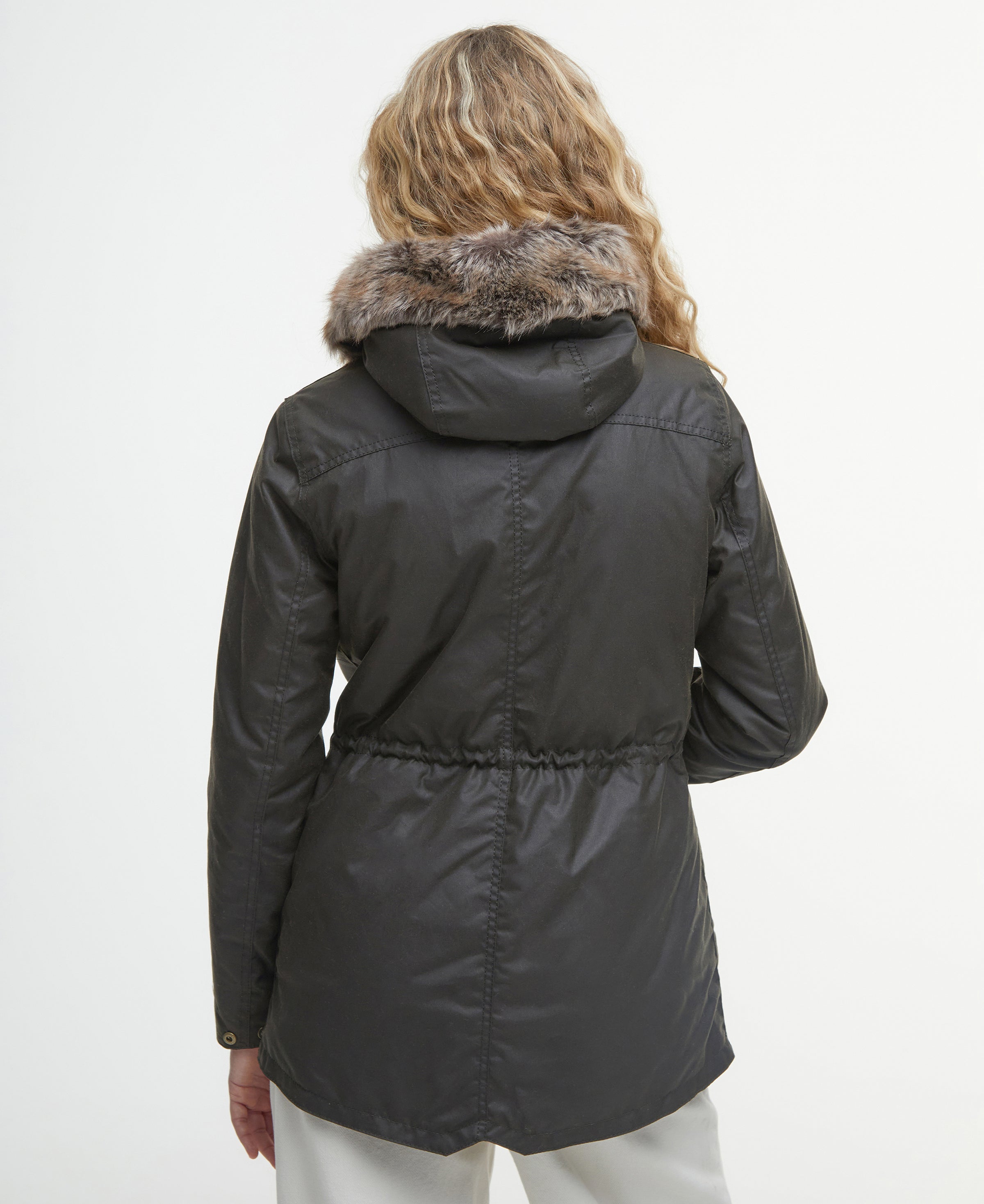 An image of the Barbour Kelsall Wax Parka