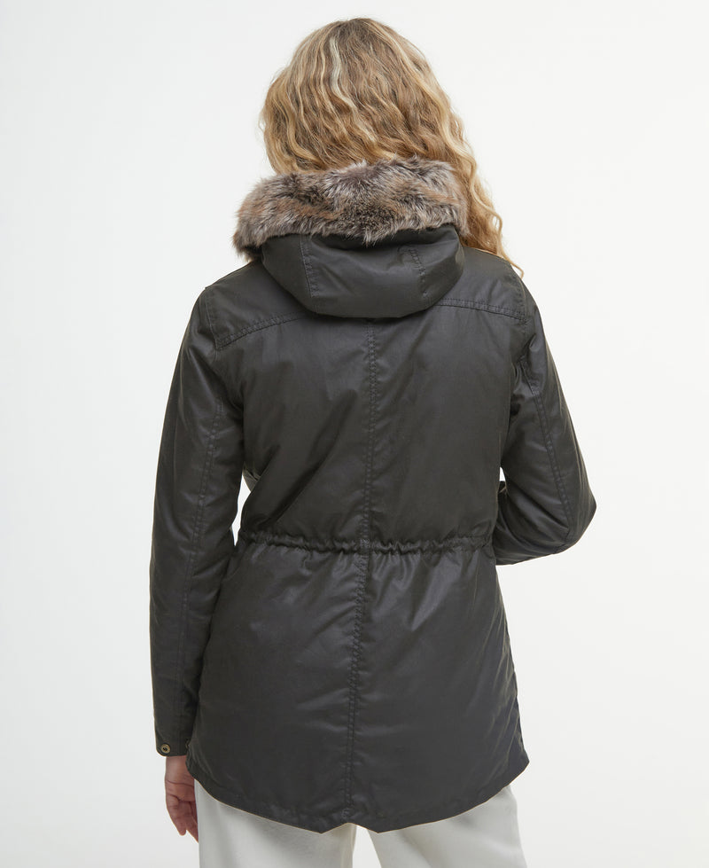 An image of the Barbour Kelsall Wax Parka