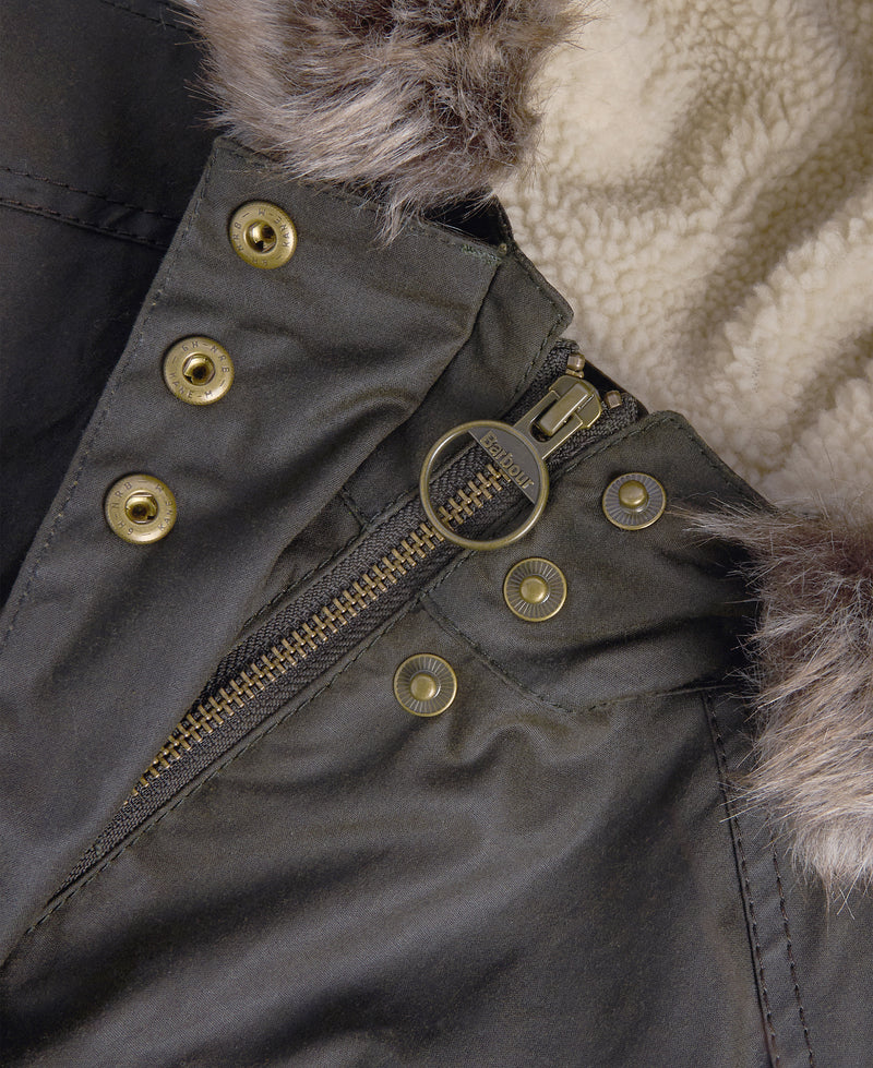 An image of the Barbour Kelsall Wax Parka