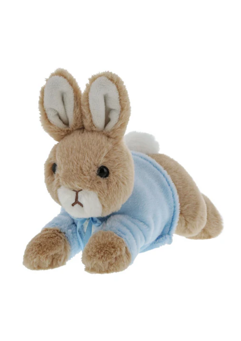 An image of the Enesco Lying Peter Rabbit Small