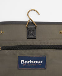 An image of the Barbour Tartan Hanging Washbag