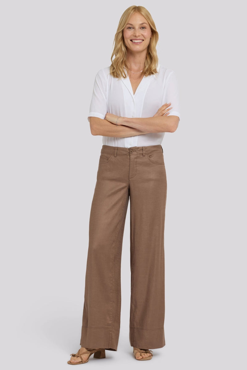 An image of the NYDJ 5 Pocket Wide Leg Trouser