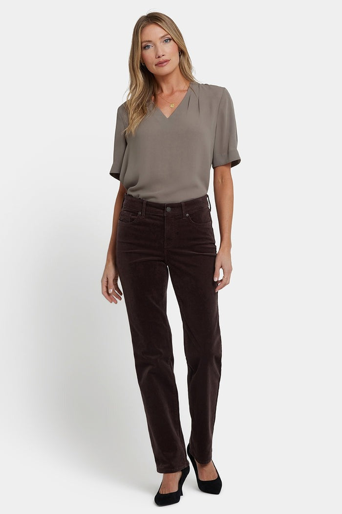 An image of the NYDJ Marilyn Straight Trousers