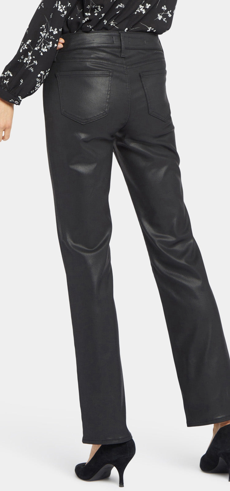 An image of the NYDJ Marilyn Straight Coated Jean