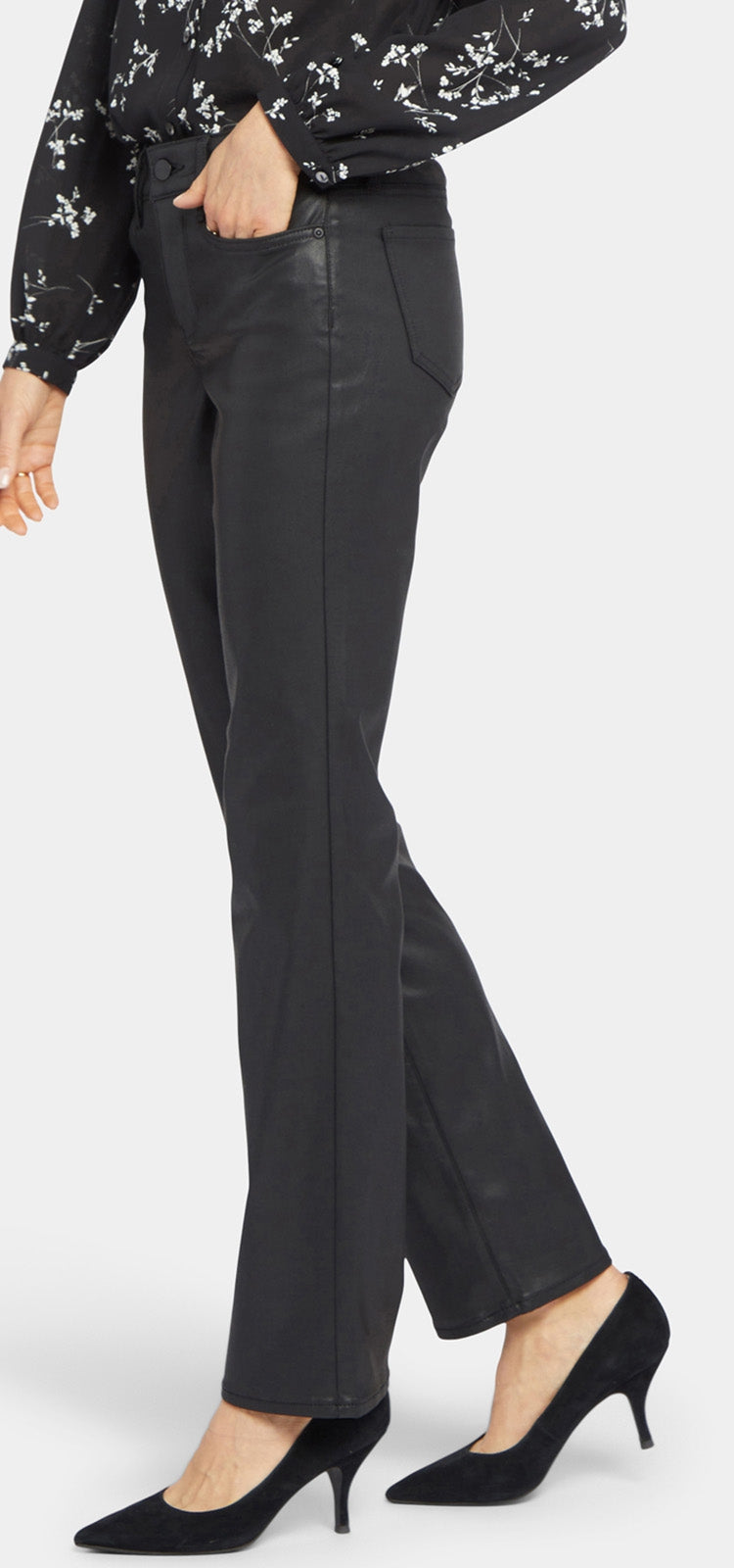 An image of the NYDJ Marilyn Straight Coated Jean
