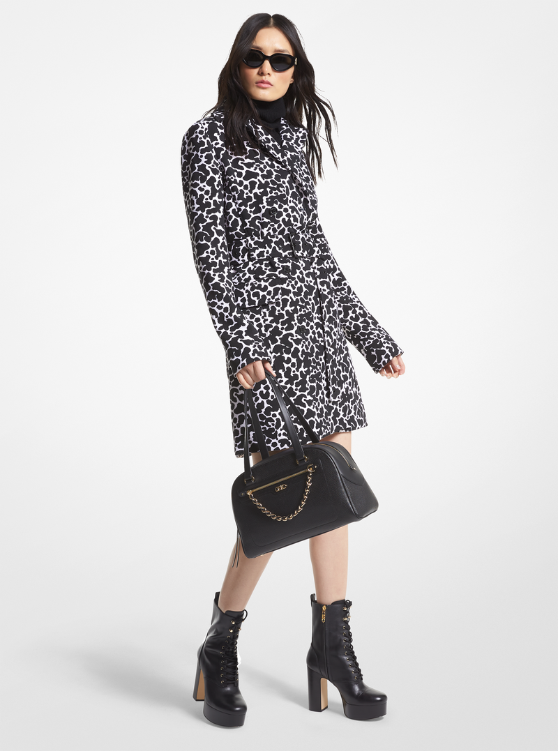 An image of the Michael Kors Dalmatian Print Coat