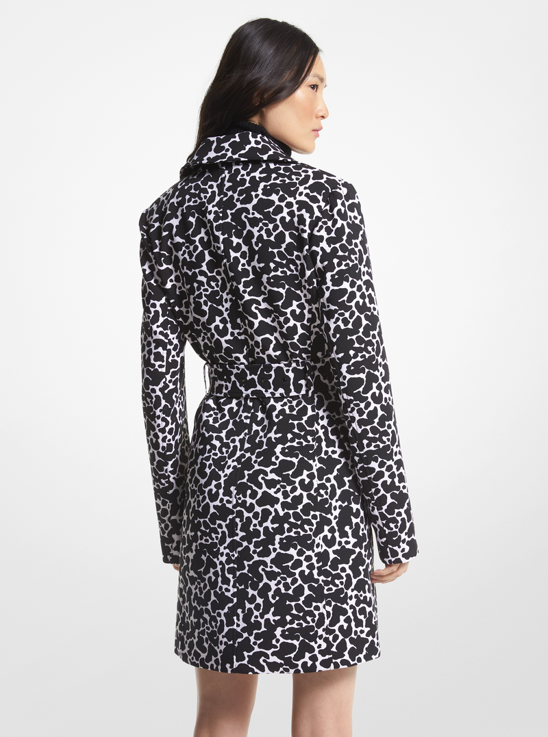 An image of the Michael Kors Dalmatian Print Coat