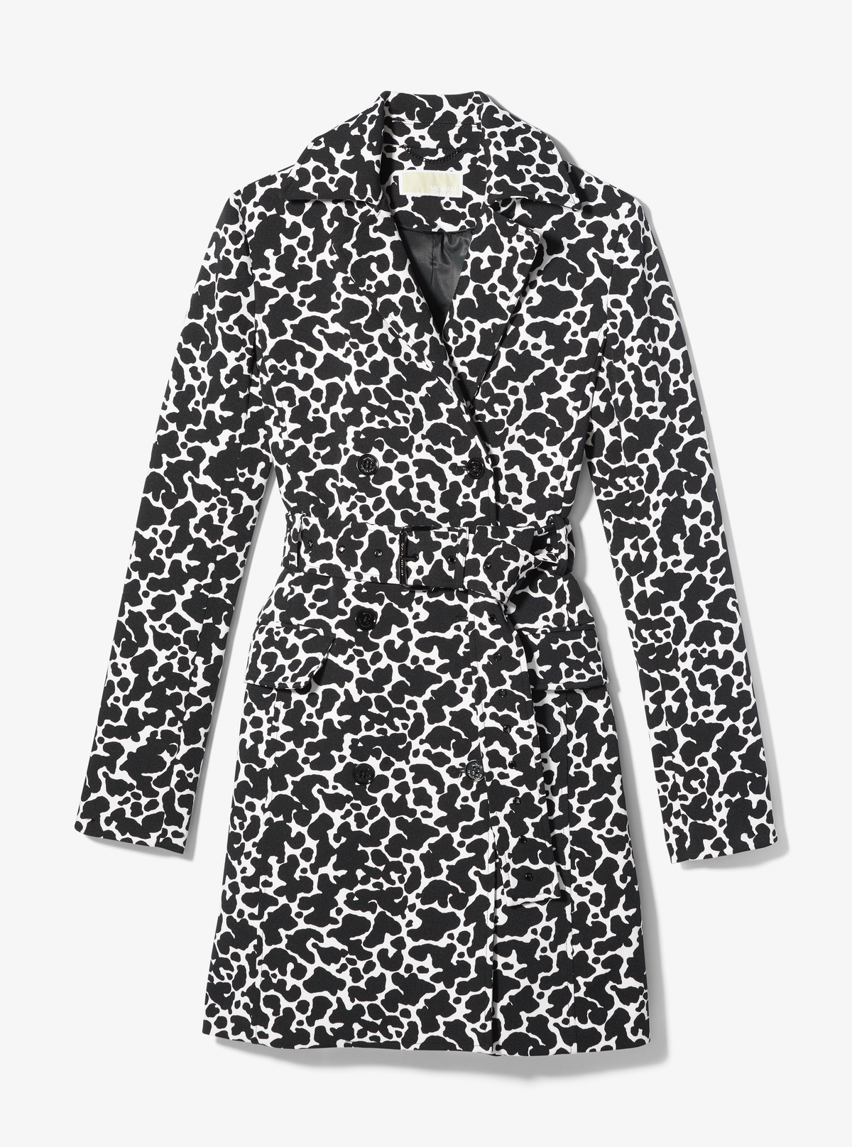 An image of the Michael Kors Dalmatian Print Coat