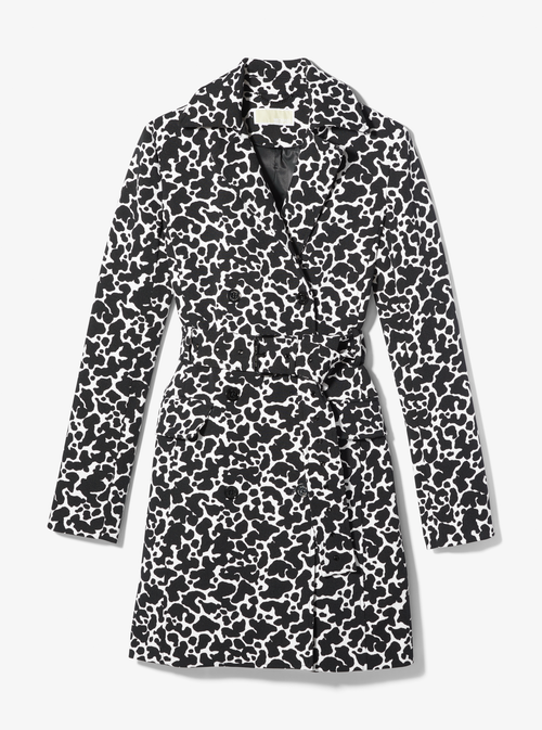 An image of the Michael Kors Dalmatian Print Coat