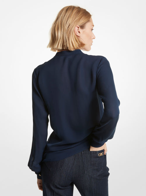 An image of the Michael Kors Ruffle Blouse