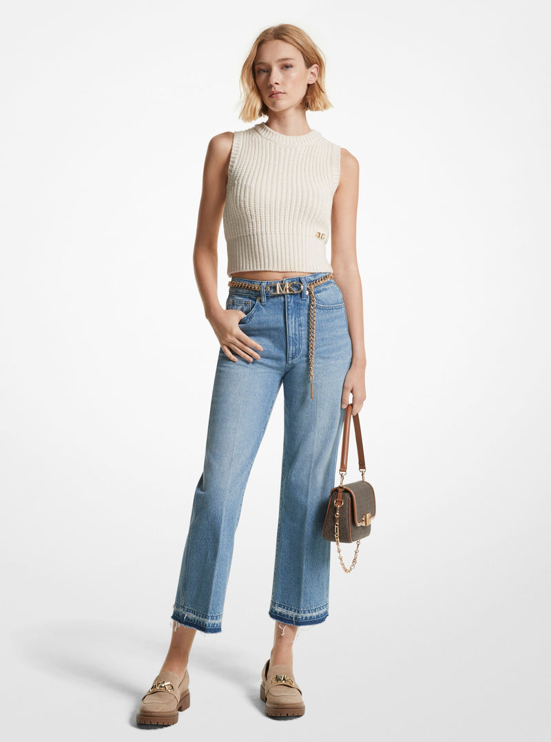 An image of the Michael Kors Crop Flare Jean
