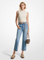 An image of the Michael Kors Crop Flare Jean