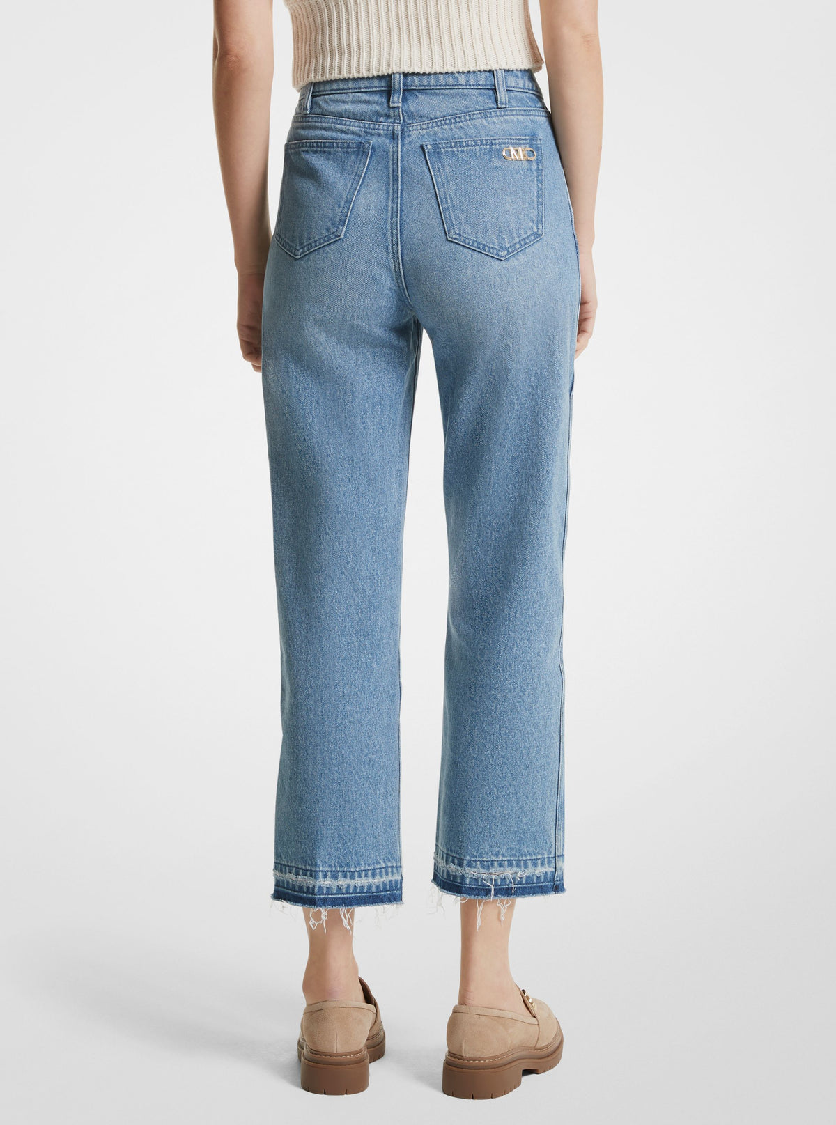 An image of the Michael Kors Crop Flare Jean