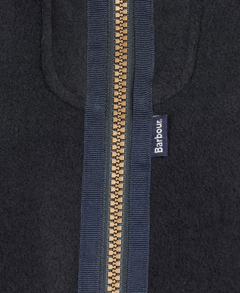 An image of the Barbour Langdale Fleece Gilet in the colour Navy.