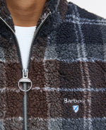 An image of the Barbour Tartan Fleece Zip Through