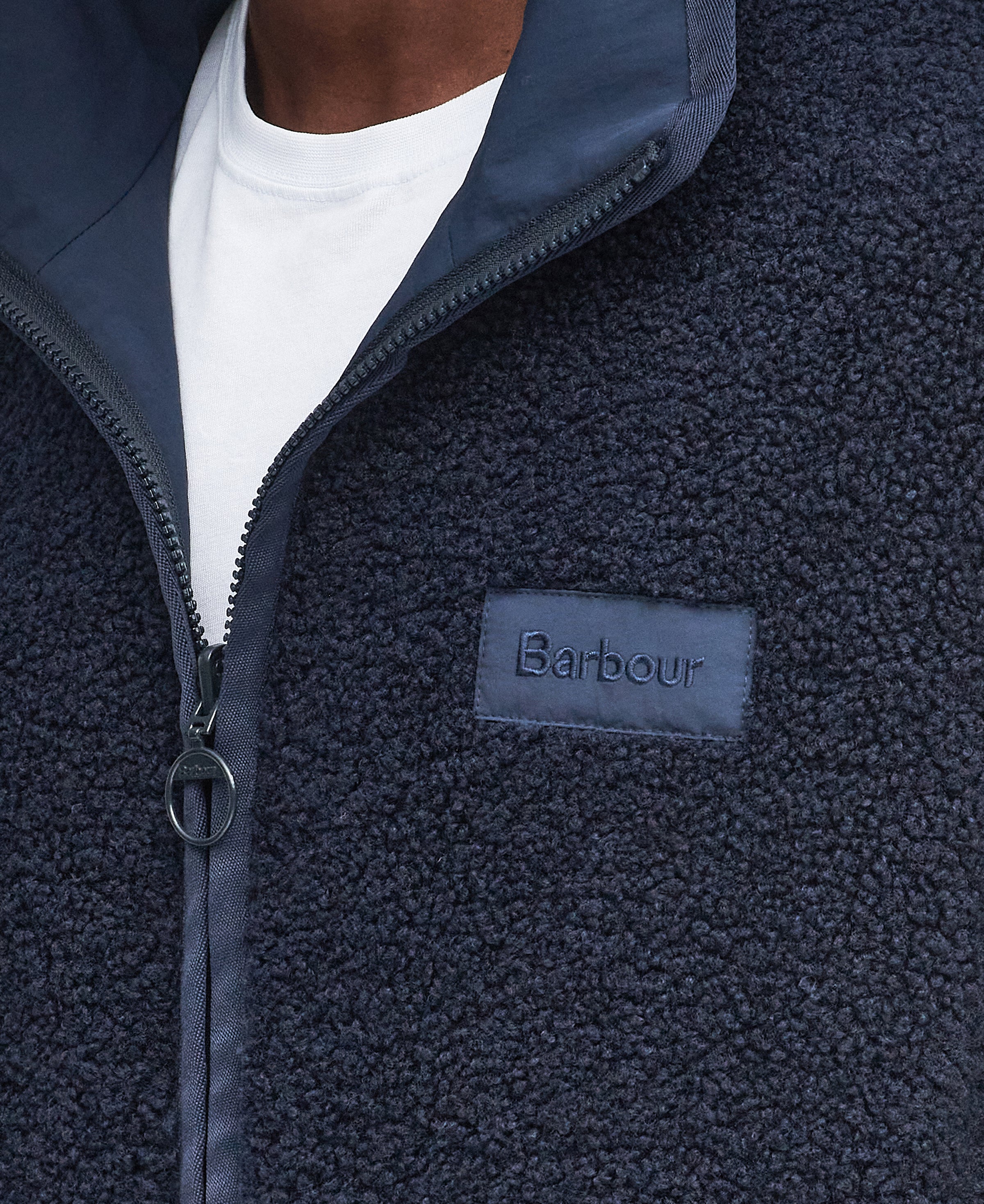 An image of the Barbour Reversible Fleece