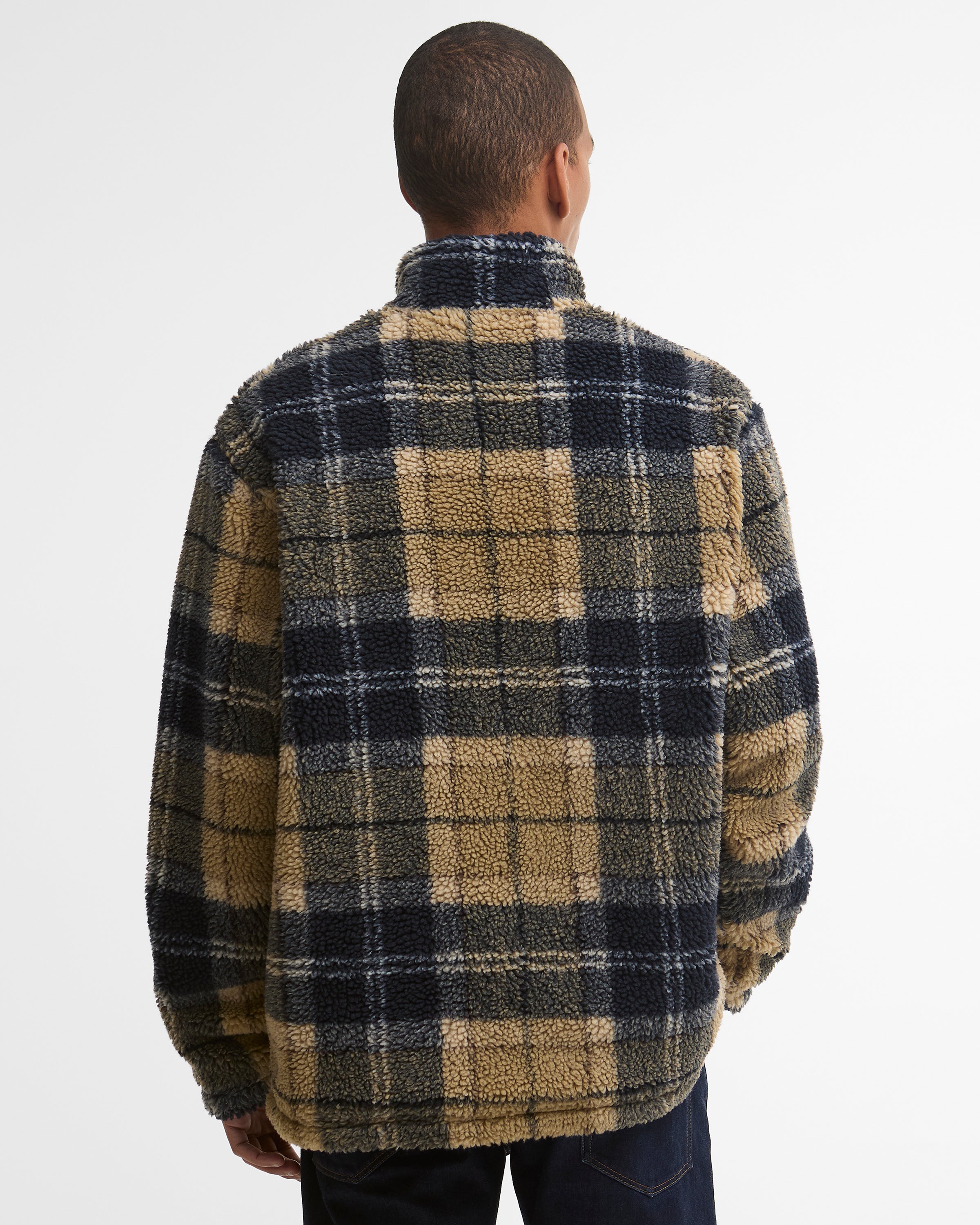 Tartan Fleece Half Zip