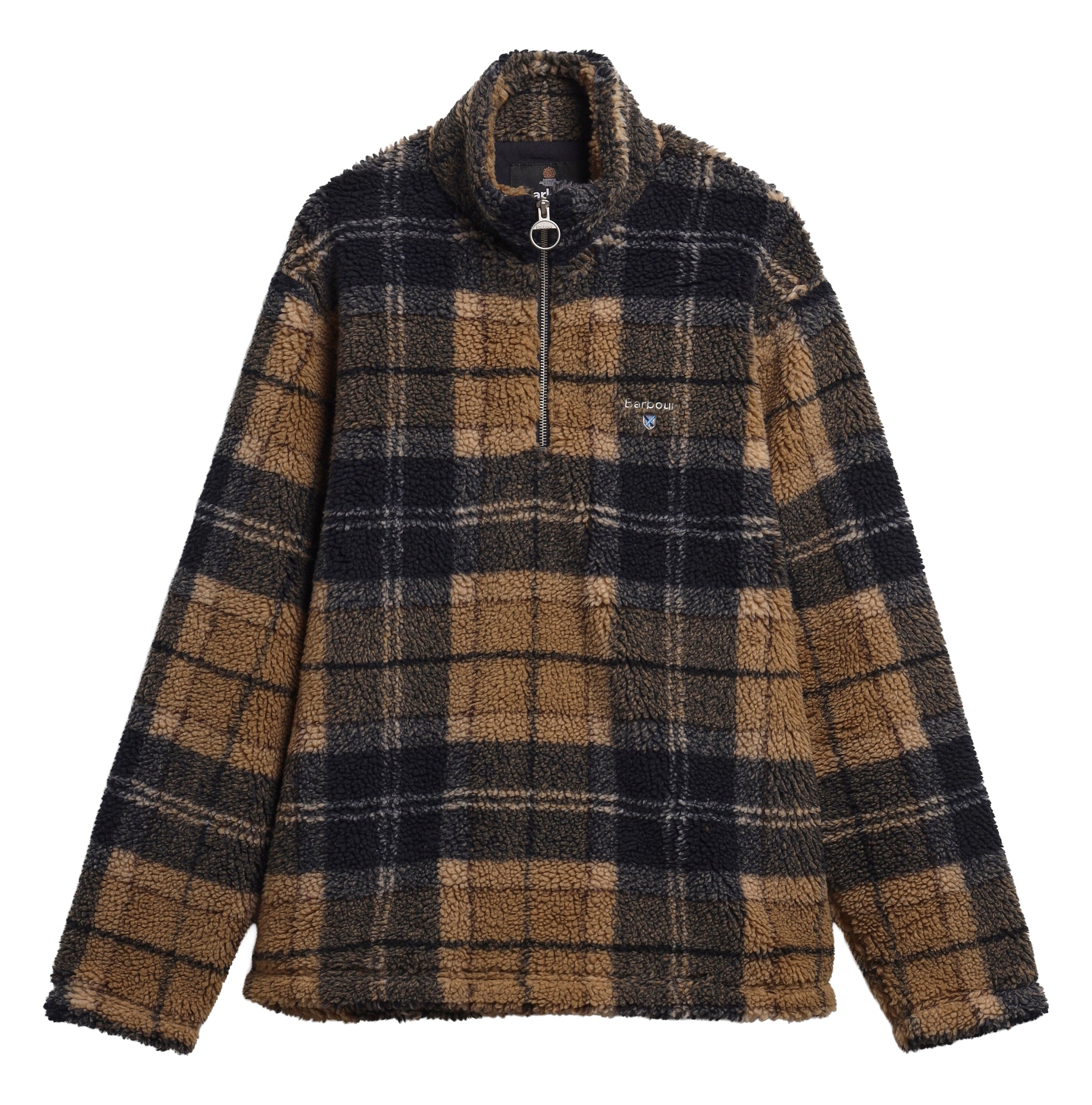 Tartan Fleece Half Zip