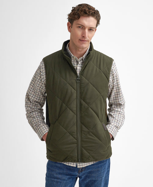 An image of the Barbour Hybrid Gilet