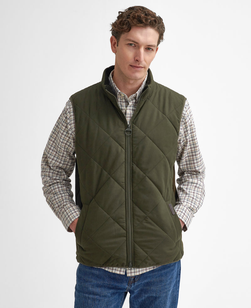 An image of the Barbour Hybrid Gilet