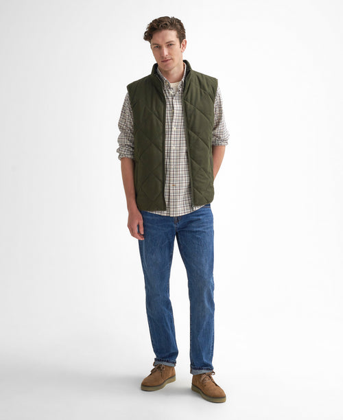 An image of the Barbour Hybrid Gilet