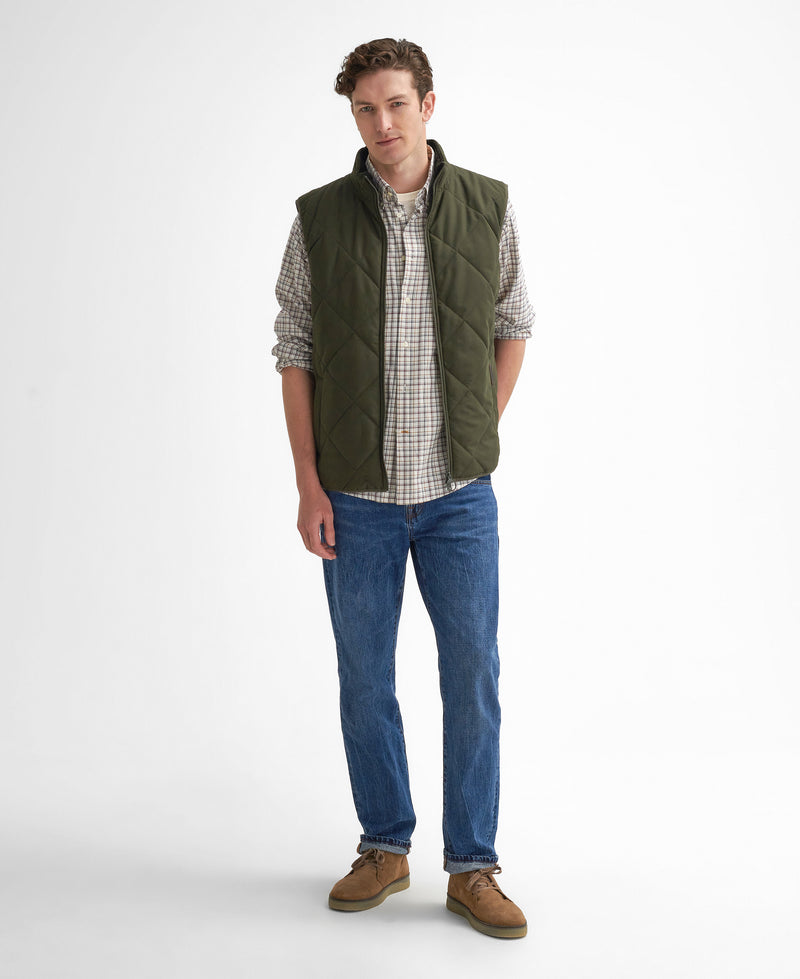 An image of the Barbour Hybrid Gilet