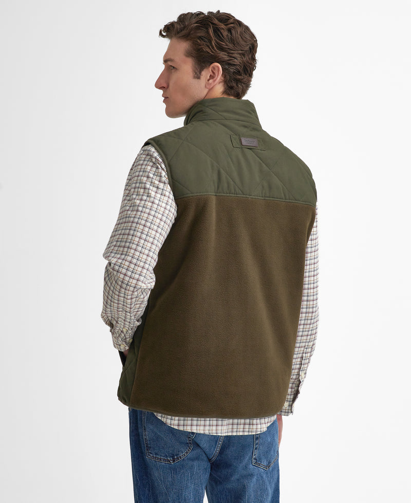 An image of the Barbour Hybrid Gilet