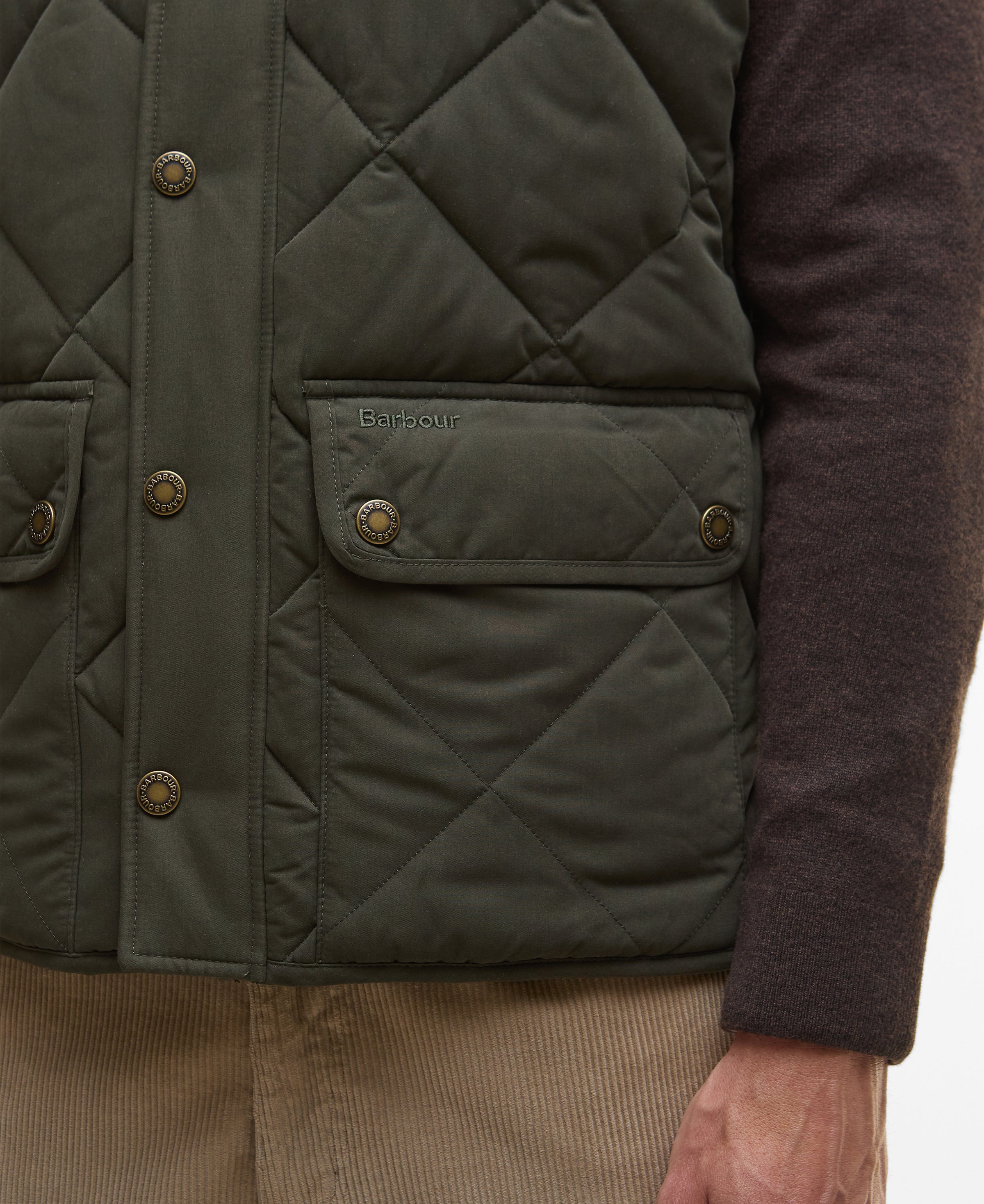 An image of the Barbour Winter Lowerdale Quilted Gilet