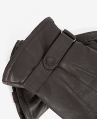 An image of the Barbour Burnished Leather Thinsulate Gloves