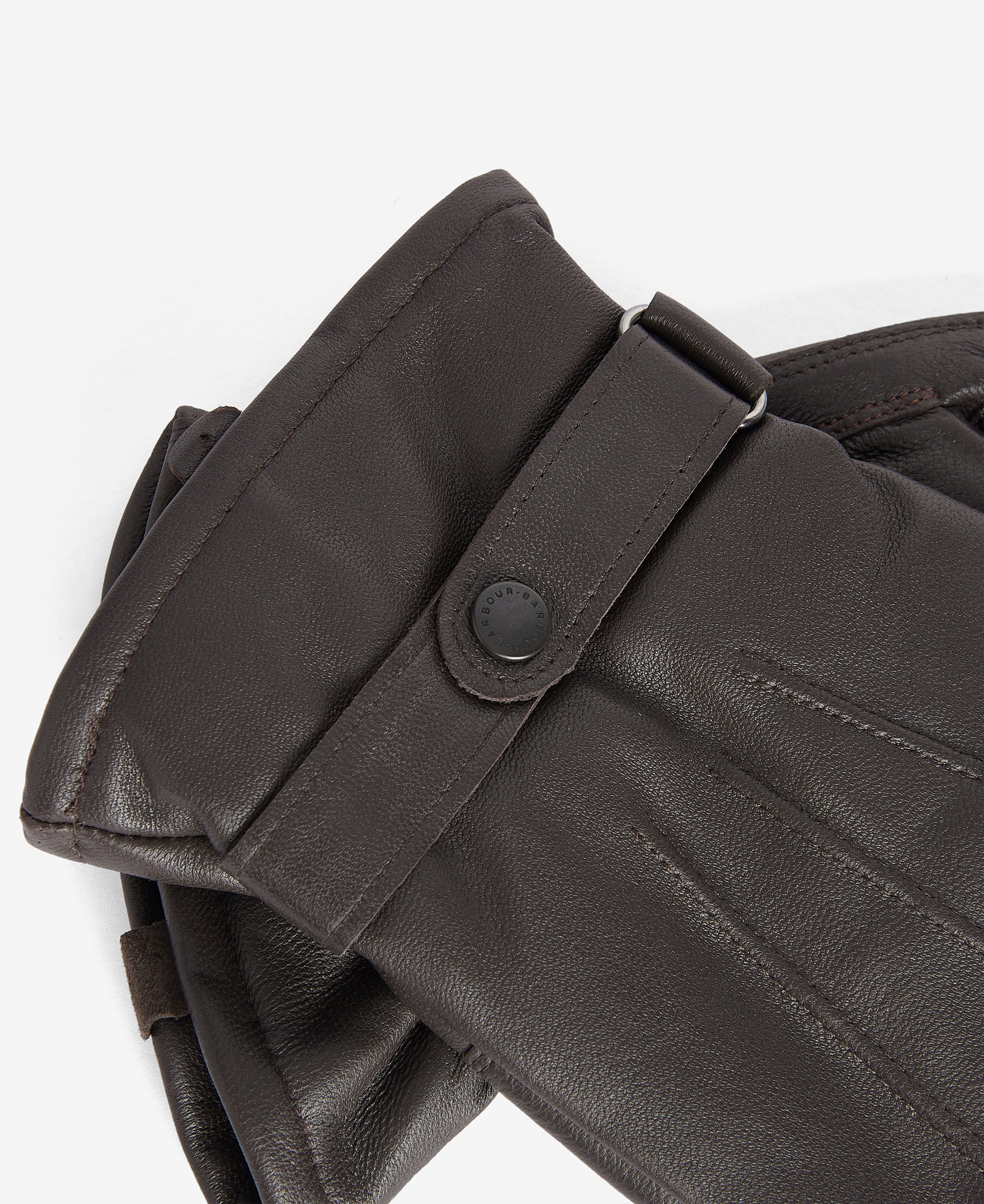 An image of the Barbour Burnished Leather Thinsulate Gloves