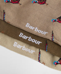 An image of the Barbour Pheasant Socks Gift Box