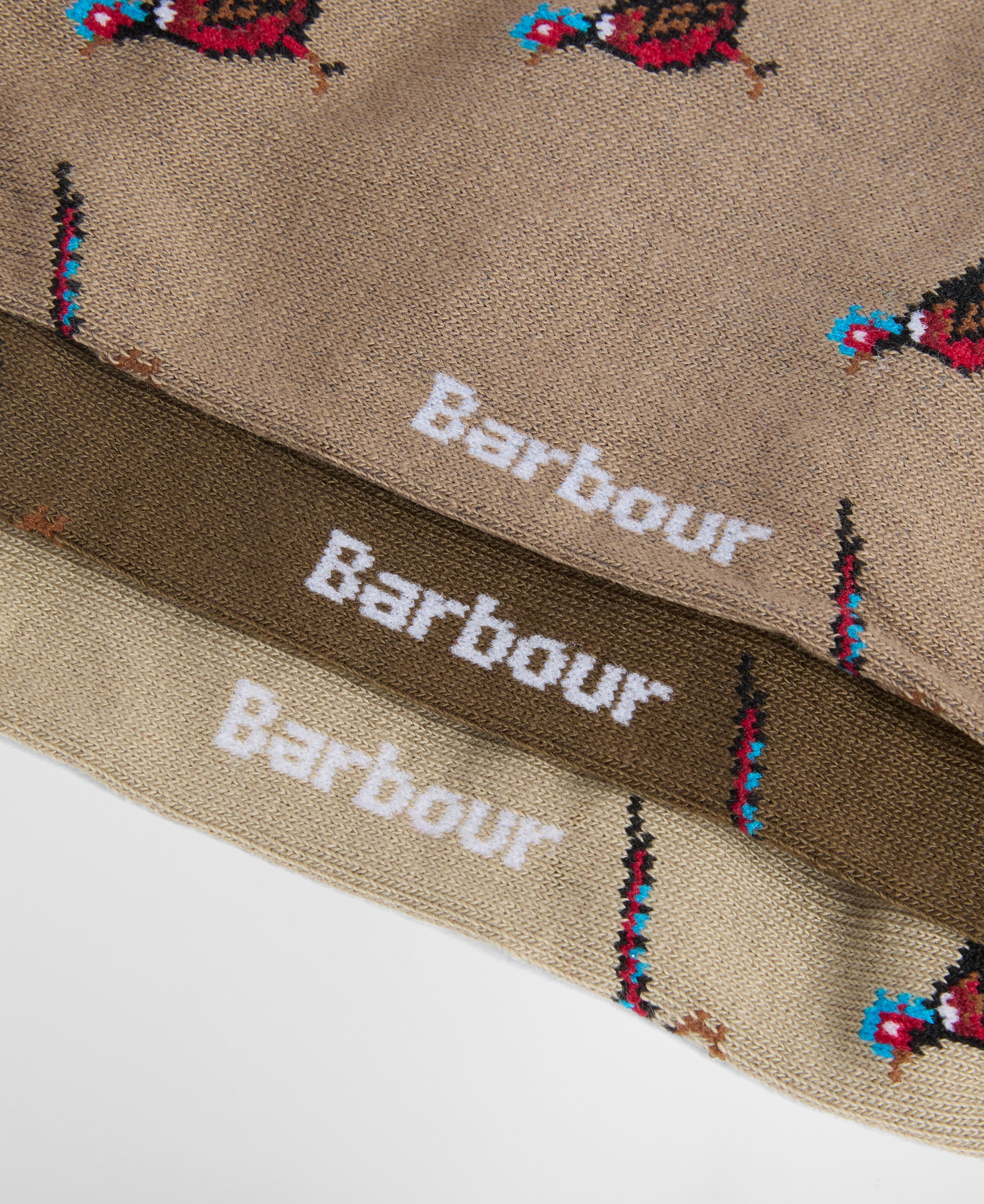 An image of the Barbour Pheasant Socks Gift Box