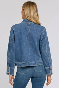 Denim Jacket With Oversized Pockets